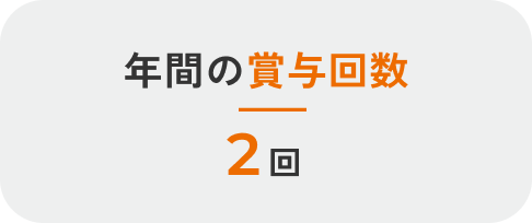 年間の賞与回数